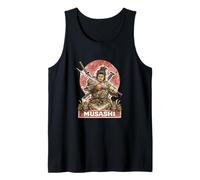 Samurai Guerriero Musashi, Giapponese Sword Fighter Canotta