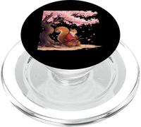 Samurai Guerriero Scoiattolo Giappone Tradizione Ukiyo-E PopSockets PopGrip per MagSafe