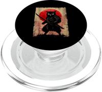 Samurai Gufo Giapponese Guerriero Tradizione Estetica Anime PopSockets PopGrip per MagSafe