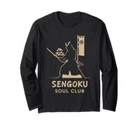 Samurai History Sengoku Clan Crest Bushido Giappone Regalo Maglia a Manica