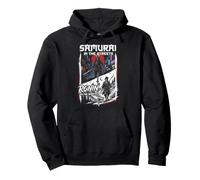 Samurai in The Streets Ronin in The Sheets Bushido Japanese Felpa con Cappuccio