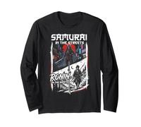 Samurai in The Streets Ronin in The Sheets Bushido Japanese Maglia a Manica