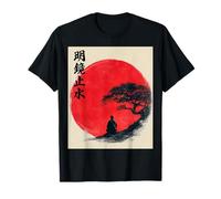 Samurai, Japanese Spirit, Japanese, Clear And Serene, Ninja Maglietta