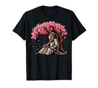 Samurai Leone Guerriero Giapponese Arte Cultura Estetica Anime Maglietta