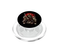 Samurai Lupo Guerriero Giapponese Katana Art PopSockets PopGrip per MagSafe