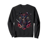 Samurai Maschere Guerriero Spirito Fiori Felpa