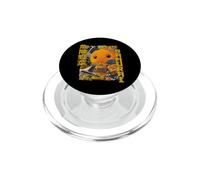 Samurai Orange Warrior Old Ukiyo Opera d'arte Sensei Samurai PopSockets PopGrip per MagSafe