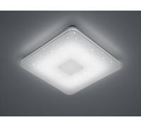 SAMURAI PLAFONIERA LED 21,5W 2400lm, 3000 - 5500K QUADRATA CON TELECOMANDO DIMMER + LUCE CALDA-FREDDA L. 42,5 CM