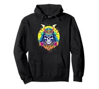 Samurai Power - Maglietta con Grafica Guerriero Giapponese Rising Sun Felpa con Cappuccio