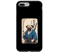 Samurai Pug Warrior Con Katana Spada Bushido Cane In Kimono Custodia per iPhone 7 Plus/8 Plus