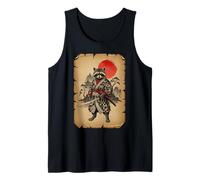 Samurai Raccoon Arte Giapponese Anime Canotta