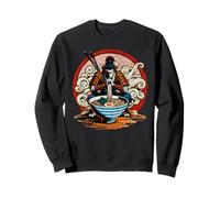 Samurai Ramen - Design drammatico ed elaborato, Look Vintage Felpa