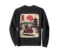 Samurai Rospo Rana Vintage Giapponese Felpa