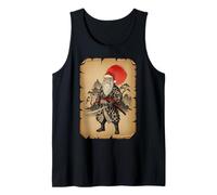 Samurai Santa Arte Giapponese Anime Natale 2025 Canotta
