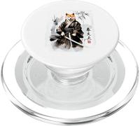 Samurai Shiba Inu Dog Warrior - Inchiostro giapponese PopSockets PopGrip per MagSafe