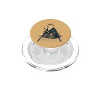 Samurai Shiba Inu Ukiyo E Kimono giapponese PopSockets PopGrip per MagSafe
