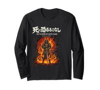 Samurai Skeleton Warrior Non temere la Morte Katana Maglia a Manica