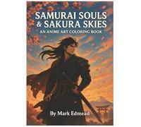 Samurai Souls & Sakura Skies: An Anime Art Coloring Book
