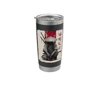 Samurai, Spada e Guerriero, Uomo | Giapponese, Manga Anime, Ninja Bicchiere termico in acciaio inox doppia parete