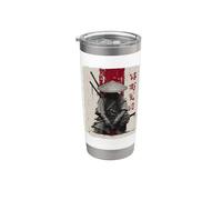 Samurai, Spada e Guerriero, Uomo | Giapponese, Manga Anime, Ninja Bicchiere termico in acciaio inox doppia parete
