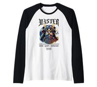 Samurai Spirit Warrior Soul Art Maglia con Maniche Raglan