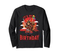 Samurai Squirrel Japan Kawaii Warrior Birthday Maglia a Manica