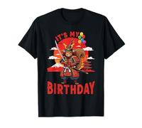 Samurai Squirrel Japan Kawaii Warrior Birthday Maglietta