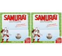 Samurai Stuzzicadenti Imbustati, 200 Pezzi (Confezione da 2)