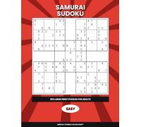 Samurai Sudoku - Easy: 100 Large Print Samurai Sudoku Puzzles for Adults