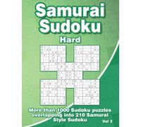 Samurai Sudoku Hard Puzzles for Professionals: Advanced Samurai Style Sudoku Puzzle Book for Adults & Clever Kids