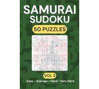 Samurai Sudoku Puzzle Book for Adults: Hours of Brain-Training Fun Across 5 Overlapping Grids ~ Vol. 3