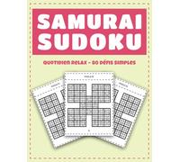 Samurai Sudoku Quotidien Relax - 80 Défis Simples: Activité Cérébrale Légère pour Moments de Relaxation