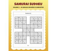 Samurai Sudoku Volume 2 - 80 Grilles Croisées à Compléter: Activité Ludique pour le Quotidien