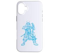 Samurai Suonare la Chitarra Divertente Chitarrista Musicista Rock Custodia per iPhone 16 Plus