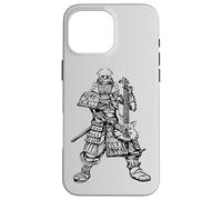 Samurai Suonare la Chitarra Divertente Chitarrista Musicista Rock Custodia per iPhone 16 Pro Max