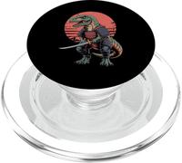 Samurai T-Rex Dinosauro Katana Spada Tyrannosaurus Rex PopSockets PopGrip per MagSafe