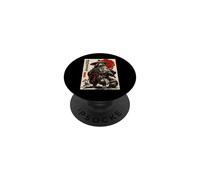 Samurai Tanuki Procione Giapponese Cane Guerriero Animale PopSockets PopGrip Adesivo
