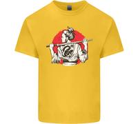 Samurai Tattoo Ragazza Mma Kenjutsu Kendo Iaido T-Shirt Ragazzi Ragazze