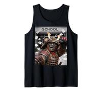 Samurai Ultimo Giorno di Scuola Summer Break Divertente Meme Selfie Canotta
