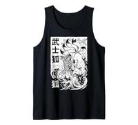 Samurai Volpe Katana Giapponese Giappone Anime Canotta