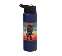Samurai Warrior Spadaccini giapponesi Yasuke Black Ghost Stainless Steel Insulated Water Bottle