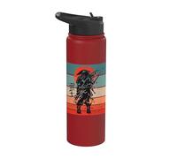 Samurai Warrior Spadaccini giapponesi Yasuke Black Ghost Stainless Steel Insulated Water Bottle