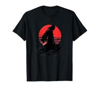 Samurai Warrior T-Shirt | sol Levante Arte Giapponese Tee | Bush Maglietta