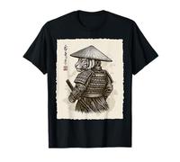 Samurai Warrior Tiger giapponese Katana Bushido Animal Art Maglietta