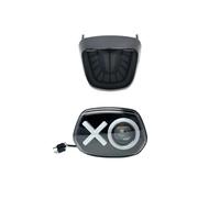 SAMWDK Faro Moto Anteriore Per Piaggio Per Vespa Per Elettrica Per Sprint Per Primavera 50 125 150 Moto Indicatori Di Direzione Anteriori E Posteriori A LED Luci Diurne(Suit 3)