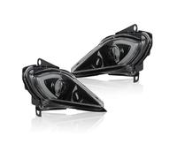 SAMWDK Faro Moto Anteriore Per Raptor 700R 700 Per YFZ450 Per YFZ450R Moto Faro LED DRL Indicatori Direzione Per YFZ450X Per Wolverine 450 350 2006-2025(Black A)