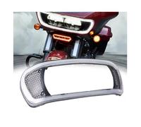 SAMWDK Faro Moto Anteriore Per Touring Per Strada Per Glide/Per CVO Per Strada Per Glide 2015-2024 Copertura Del Faro Anteriore Con Luce LED DRL