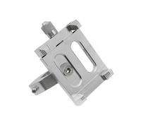 SAMWDK Staffa Navigazione Supporto GPS Per Manubri Da 22 Mm Staffe Navigazione In Lega Alluminio CNC Biciclette Elettriche Scooter Ecc Il Supporto Per Telefono Per Moto È Adatto(D'argento)