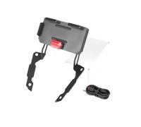 SAMWDK Staffa Navigazione Supporto GPS Per XL750 Per Transalp 2023 2024 Moto Parabrezza Supporto Del Basamento Del Telefono Mobile Del Telefono di Navigazione GPS Staffa Piastra(22mm set)