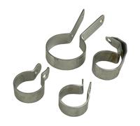 Samwel Fascette Di Scarico P-Clamp 65287-32 Cromo Per Harley-Davidson WL/WR
